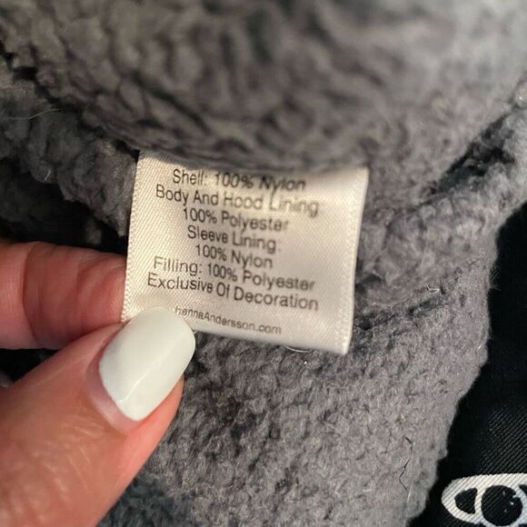 Hanna Andersson Outer Space Planet Lined Hooded Jacket size 110cm US Size 5 - Picture 3 of 5